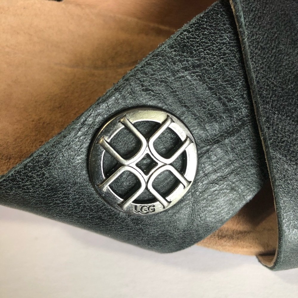 UGG Australia Lyra Women’s Black Sandals Size:8 - Picture 9 of 13